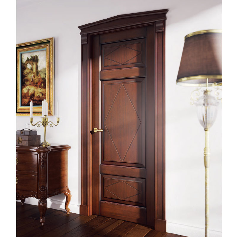 SW96 Luxury Teak/Walnut Doors - Hand-Carved Elegance