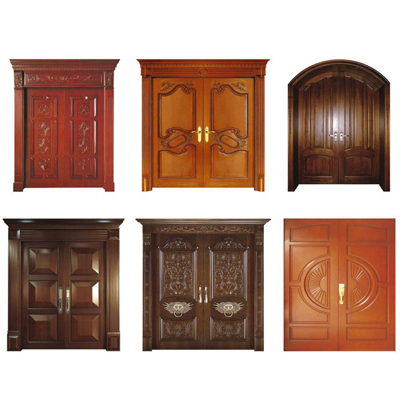 DL74 Custom Solid Wood Entrance Doors - Plant-Based Oil Finish