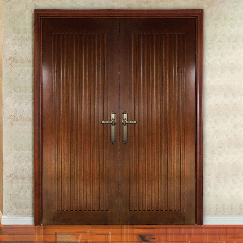 DL74 Custom Solid Wood Entrance Doors - Plant-Based Oil Finish