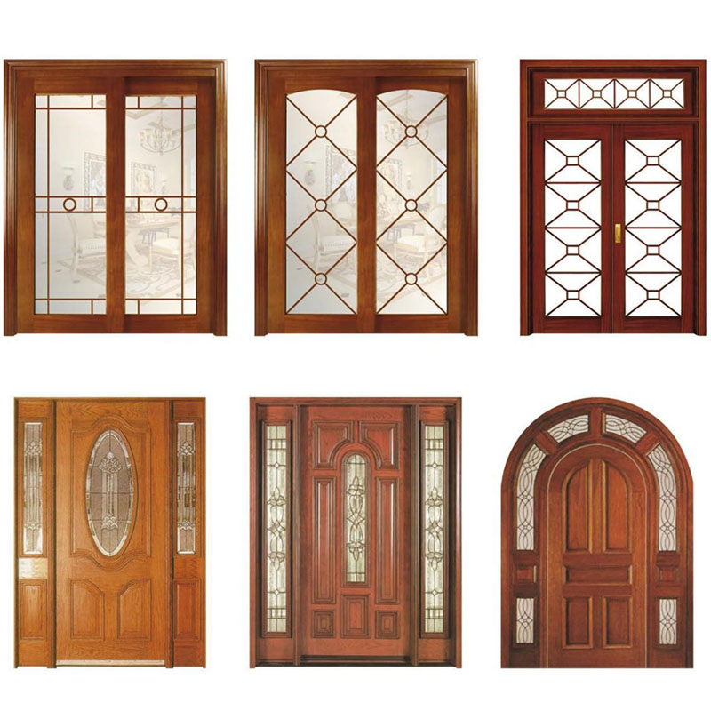 DL72 Handcrafted Double Entry Doors - Solid Wood & Mortise-Tenon