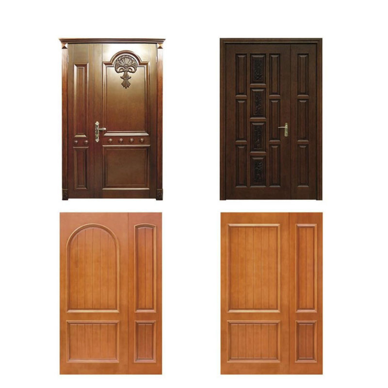 DL76 Luxury Solid Wood Double/Composite Doors