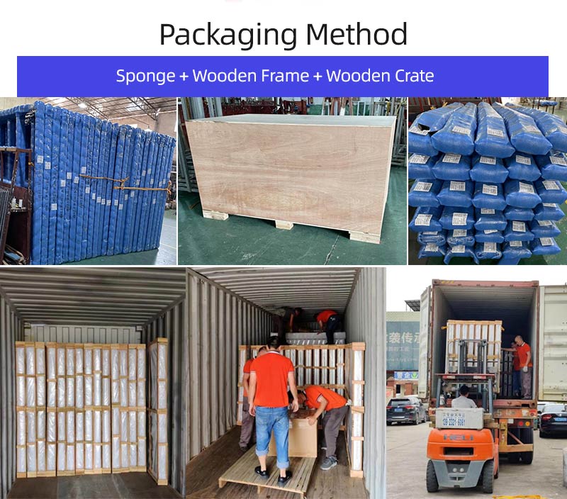 CA4-7 Aluminum Casement Windows With Double Glazed