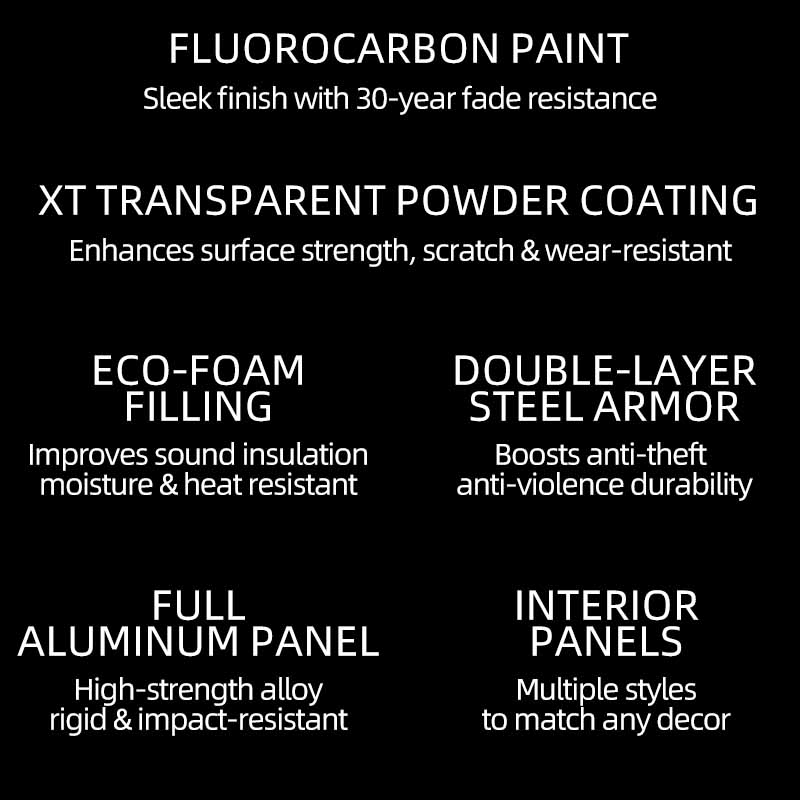 SC90 High-End Cast Aluminum Entry Door SC90 High-End Cast Aluminum Entry Door