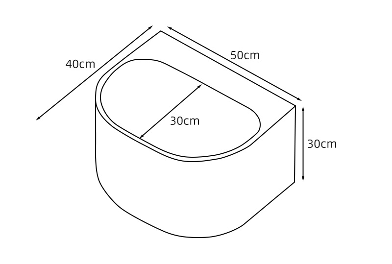 DB108 Wall-Mounted Wash Basin Sink DB108 Wall-Mounted Wash Basin Sink