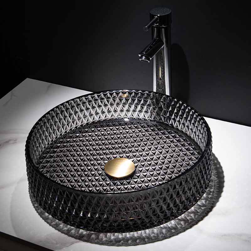 BW24 Glass Vessel Sink For Modern Bathrooms