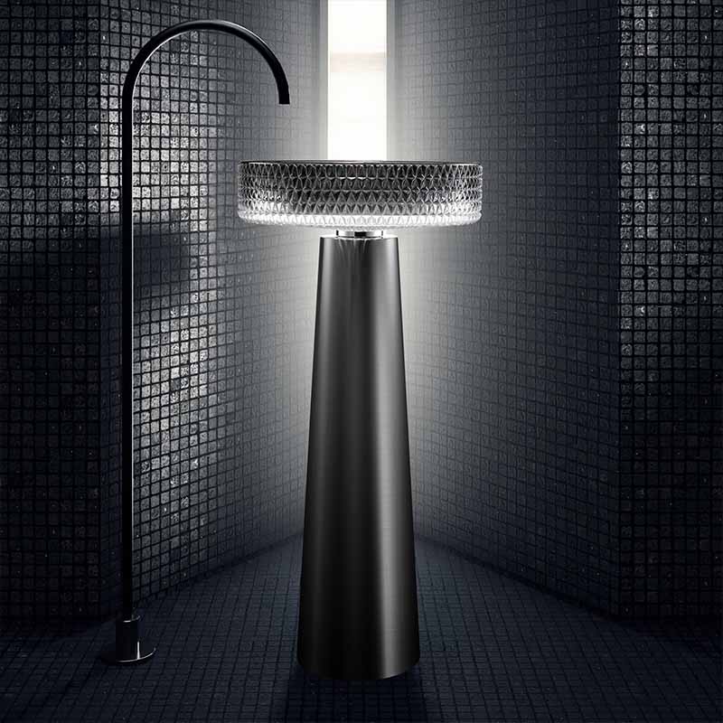 BW24 Glass Vessel Sink For Modern Bathrooms