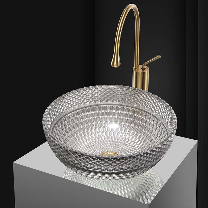 BW26 Tempered Glass Art Vessel Sink